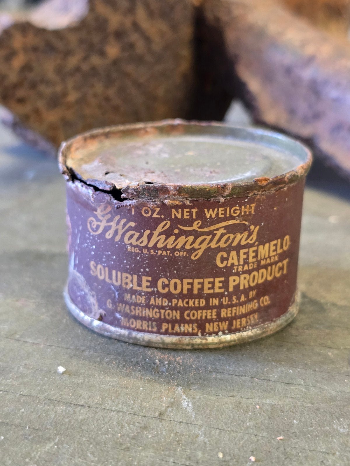 WWII US Washington soluble coffee 10-in-1 ration, Verzamelen, Militaria | Tweede Wereldoorlog, Ophalen of Verzenden