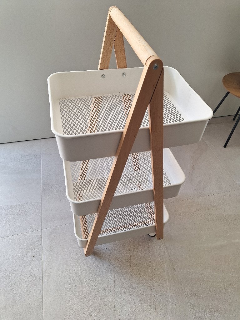 La Redoute Osmen roltafel, 50 tot 100 cm, 50 tot 100 cm, Zo goed als nieuw, 75 – 100