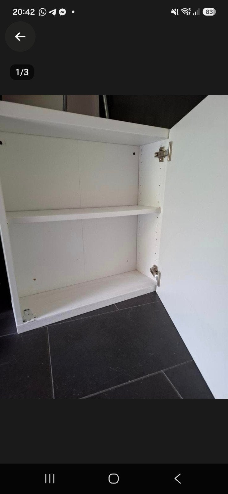 Meble de rangement profondeur 22 cm
Largeur 60, Maison & Meubles, Enlèvement