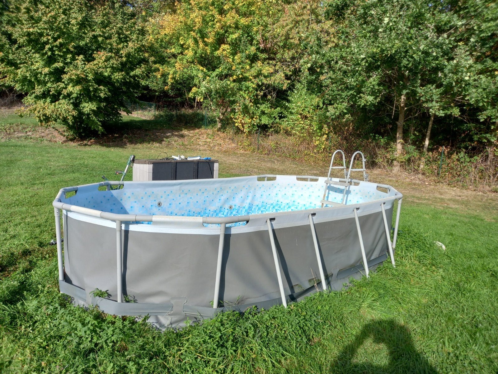Piscine Tubulaire 80cm+Filtre Sable, Jardin & Terrasse, Enlèvement, Utilisé, 80 à 120 cm, Piscines hors sol