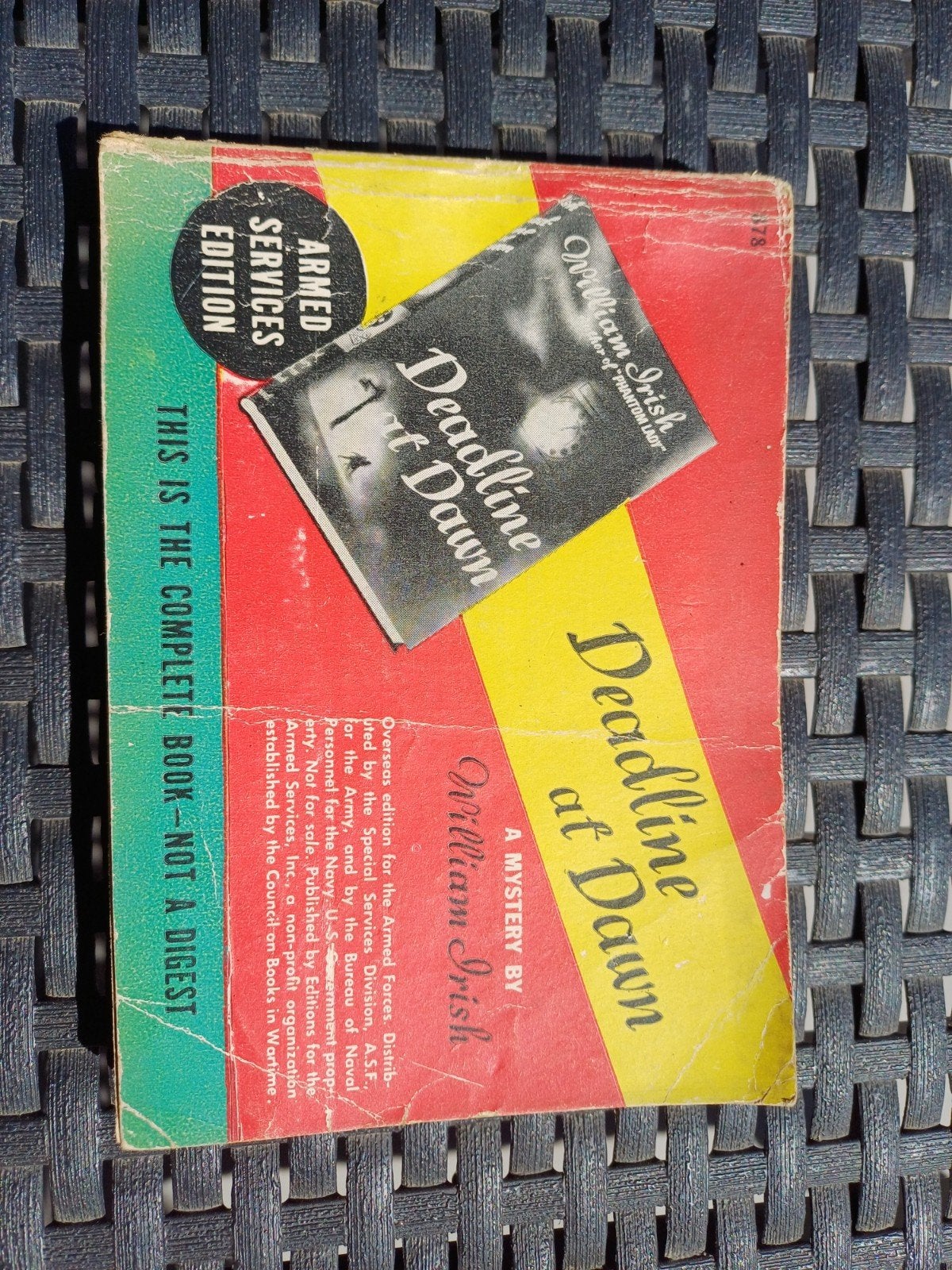 Brochure des forces armées américaines WW2, Enlèvement ou Envoi