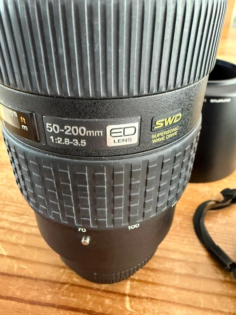 Olympus zoomlenzen 14-54 mm en 50-200 mm, Ophalen of Verzenden, Gebruikt, Zoom