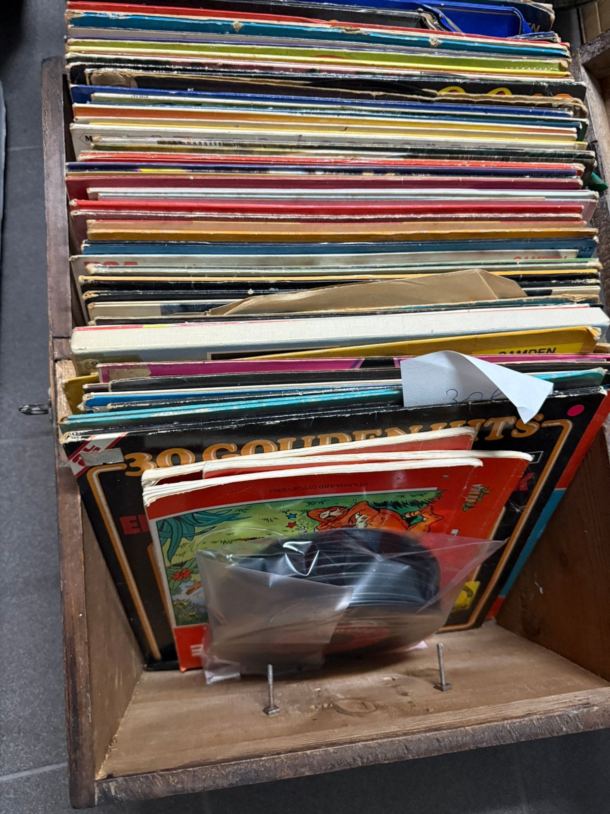 vinyl platen +-50 stuks met heel exclusieve ertussen, CD & DVD, Vinyles | Compilations, Enlèvement, Comme neuf