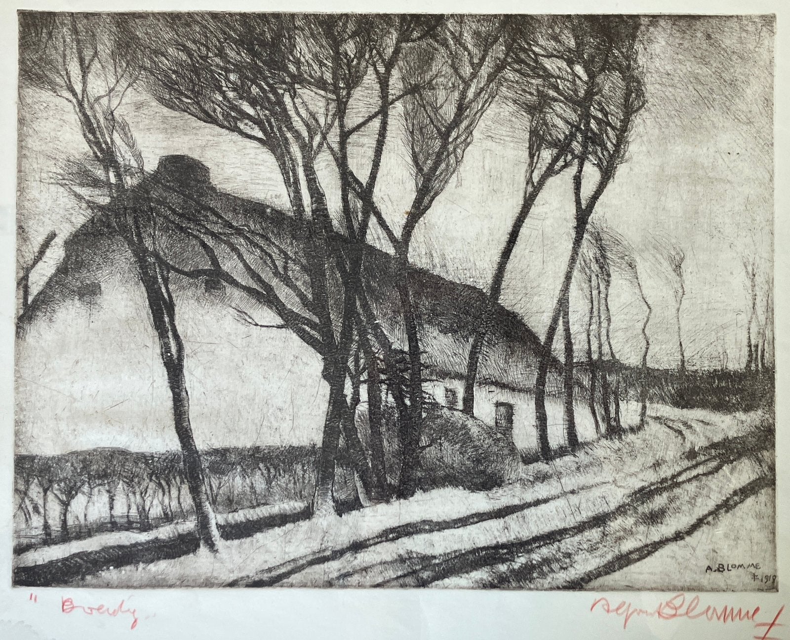 Ets Alfons Blomme (1889-1979) Boerderij, Ophalen