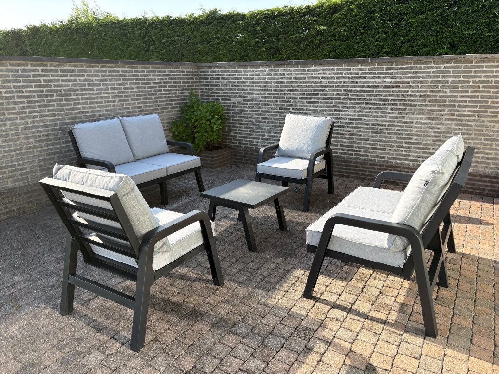 Loungeset, Comme neuf, Synthétique, Enlèvement, Sets de jardin