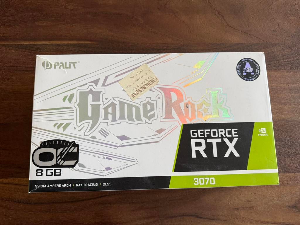 Geforce RTX3070 Palit Gamerock, Enlèvement, Comme neuf