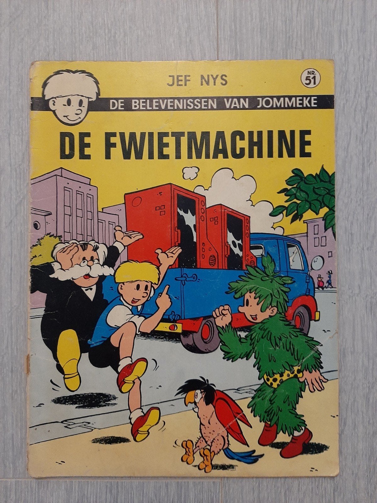 Eerste druk  De Fwietmachine Jommeke  zwart wit druk, Une BD, Enlèvement ou Envoi, Utilisé, Jef Nys.