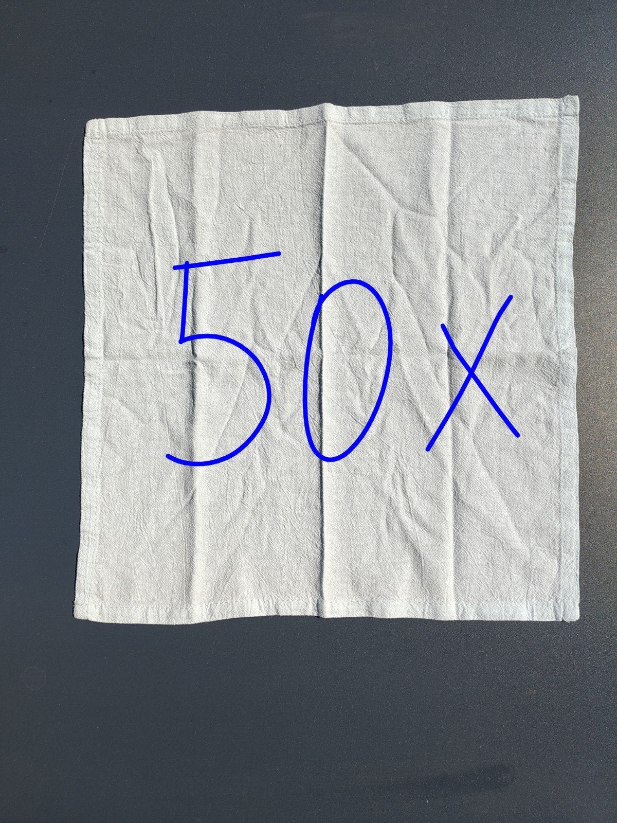 50 serviettes en tissu, bleu clair, Maison & Meubles, Enlèvement