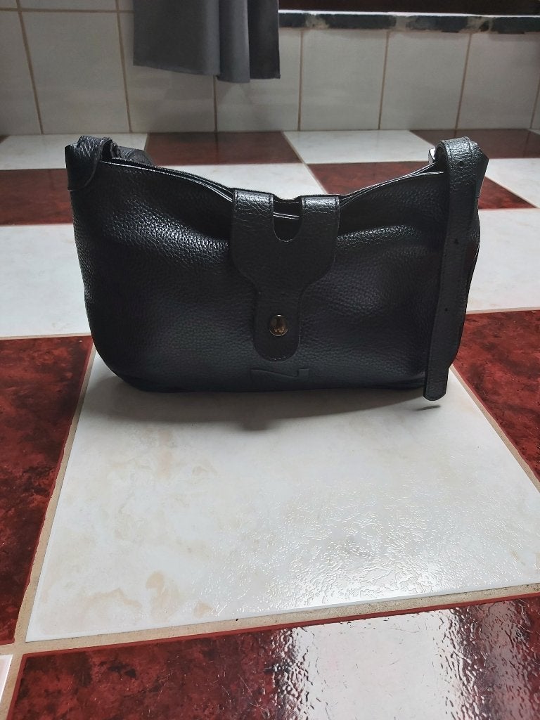 Sac Nathan, Enlèvement, Utilisé, Noir, Sac à bandoulière