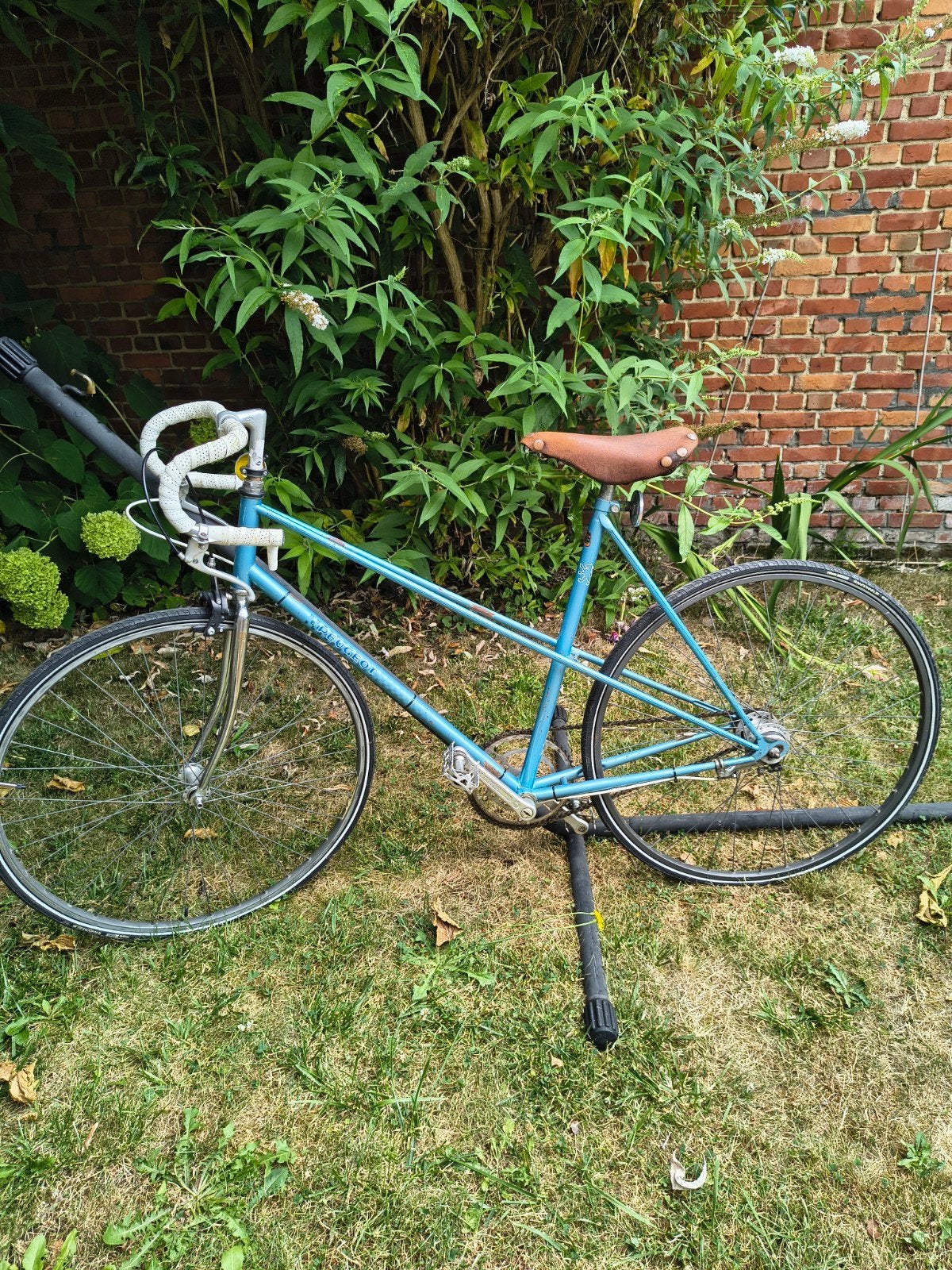 vintage Peugeot koersfiets, fixie, Fietsen en Brommers, Fietsen | Dames | Sportfietsen en Toerfietsen, Ophalen