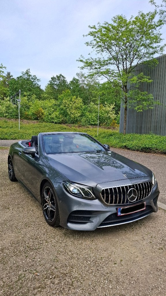 MERCEDES E200 AMG CABRIO TOPCONDITIE, Autos, Cuir, Argent ou Gris, Cabriolet, Entretenue par le concessionnaire