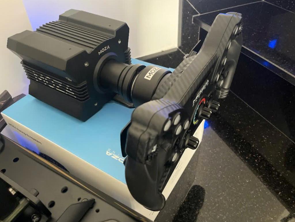Setup Sim Racing MOZA – R12 + KS (Sous garantie), Informatique & Logiciels, Joysticks, Enlèvement, Comme neuf, Moza Racing