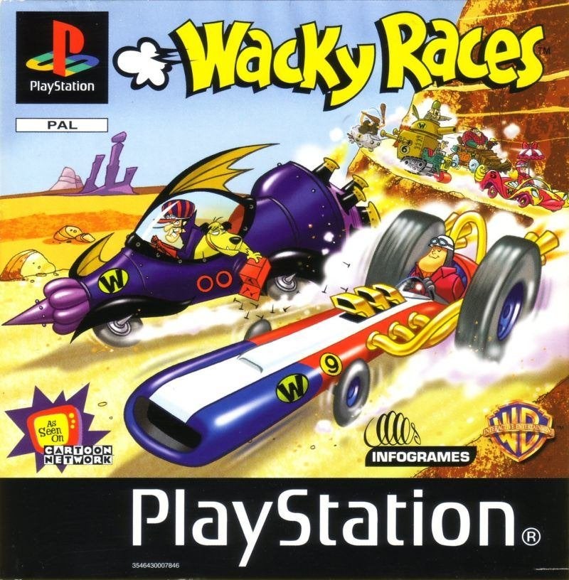 Wacky Races (sans livret, la boîte est endommagée), Consoles de jeu & Jeux vidéo, Jeux | Sony PlayStation 1, Enlèvement ou Envoi