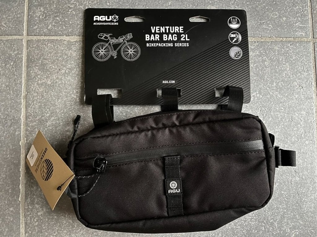 Agu bar bag stuurtas venture black 2L, Fietsen en Brommers, Fietsaccessoires | Fietstassen, Ophalen of Verzenden, Nieuw
