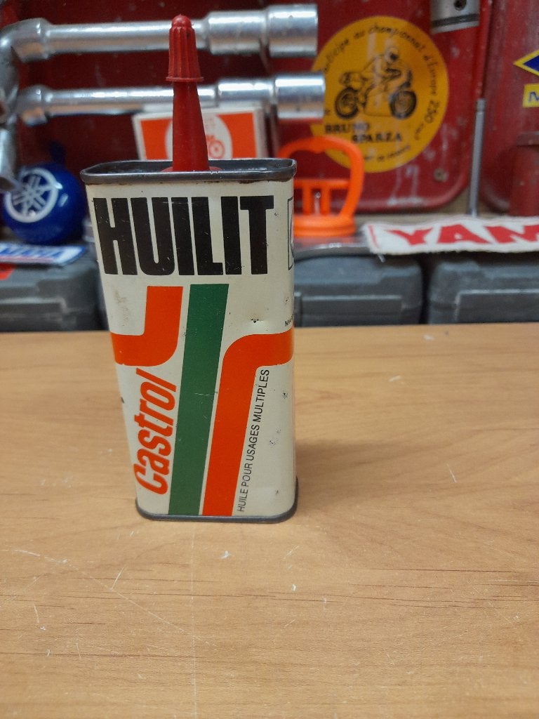 Oude lege oliekan Castrol Huilit, Verzamelen, Merken en Reclamevoorwerpen, Gebruikt, Overige typen, Verzenden