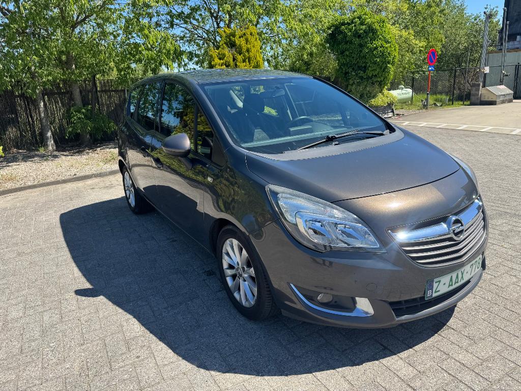 Opel Meriva 1.4 Benzine Automaat van 2016, Auto's, Automaat, Stof, Bruin, Particulier