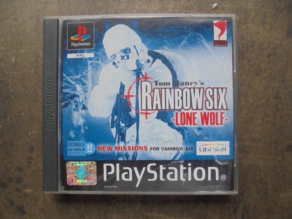 Tom Clancy's Rainbow Six Lone Wolf voor PS1 (zie foto's), Games en Spelcomputers, Games | Sony PlayStation 1, Gebruikt, Shooter