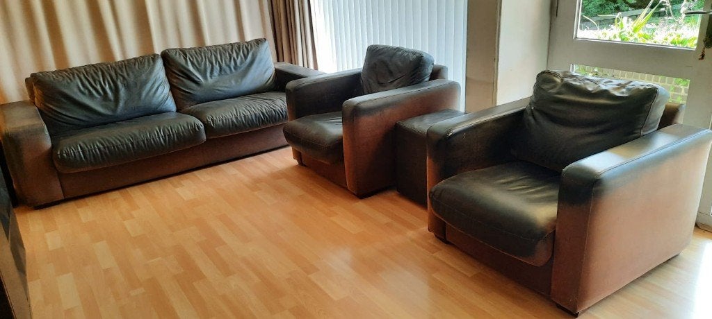 salon, kast en stoelen, Ophalen, Gebruikt
