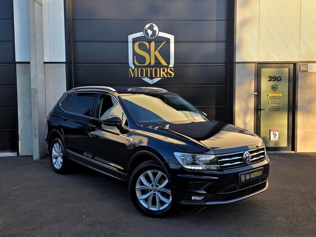 Tiguan 7 Plaats 2021 TSI 150PK DSG ACC Carplay Camera Garant, Auto's, Stof, 1498 cc, 4 cilinders, Zwart