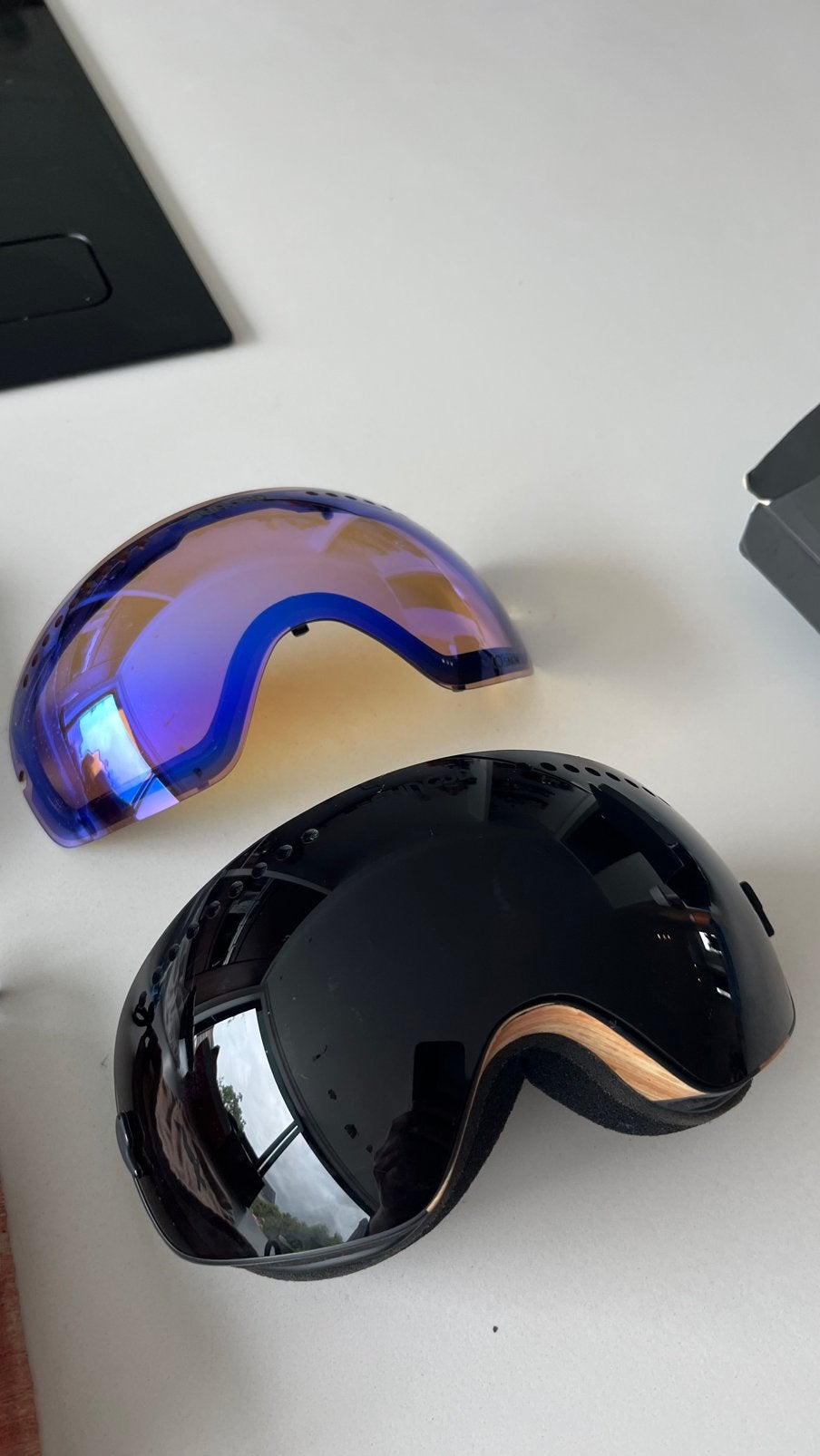Skibril Sungod Woody’s, Sport en Fitness, Snowboarden, Ophalen, Zo goed als nieuw, Kleding