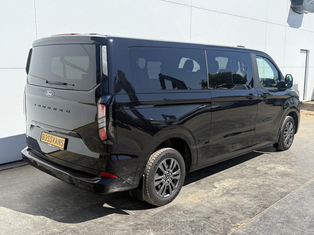 Ford Tourneo Custom 233PK PHEV Automaat Ex BTW/Ex BPM Titani, Auto's, Bestelwagens en Lichte vracht, Gebruikt, Zwart, 4 cilinders