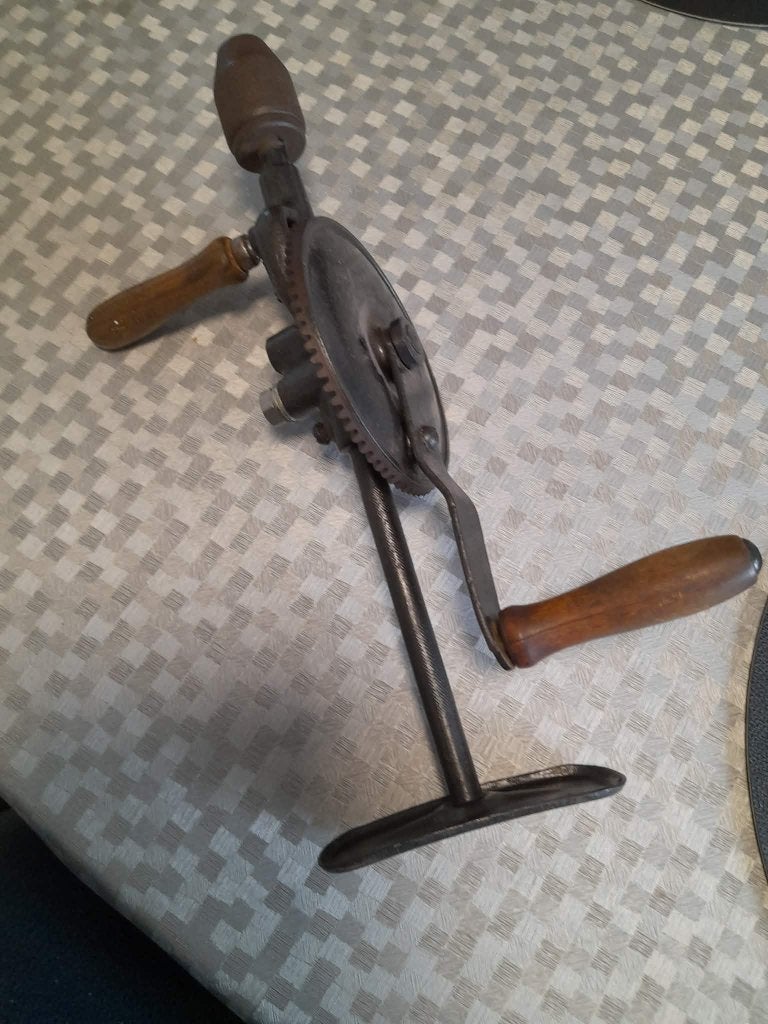 Antiek handmatig boor, Antiek en Kunst, Ophalen of Verzenden