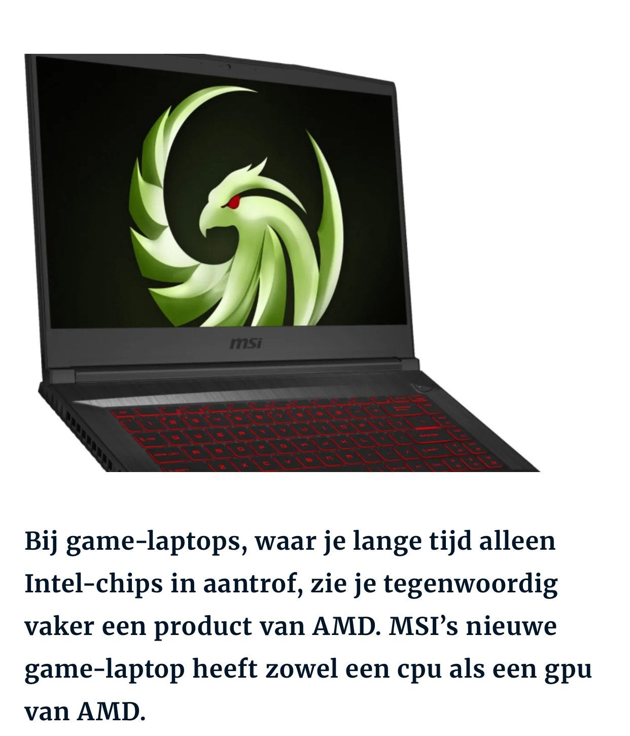 Ordinateur portable MSI, Informatique & Logiciels, Apple Macbooks, Comme neuf, Enlèvement