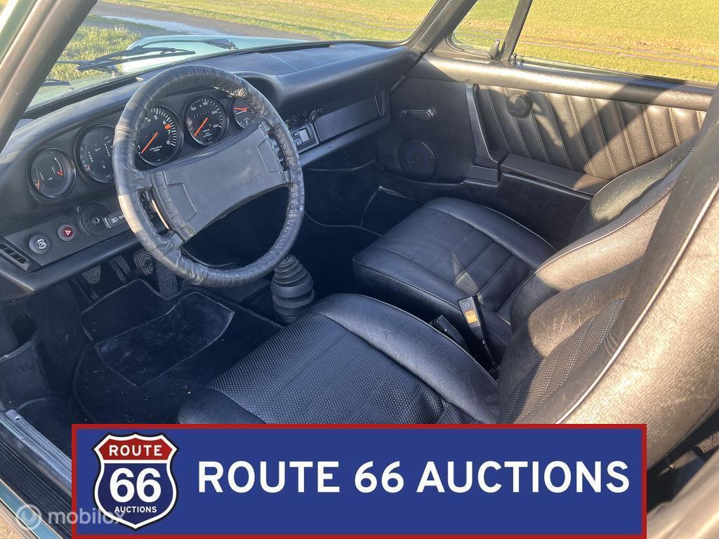 Porsche 911 S Targa | 1976 | Route 66 Auctions, Auto's, Zwart, Bedrijf, Overige carrosserie, Porsche