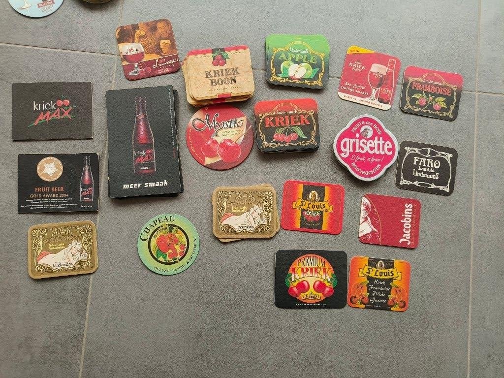 Bierkaartjes Fruitbieren, Verzamelen, Ophalen, Zo goed als nieuw, Viltje(s), Overige merken