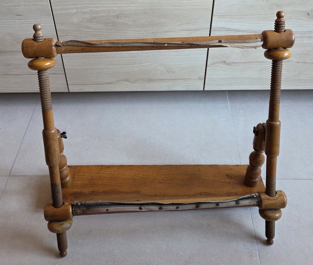 Tafel borduur raam vintage, Ophalen of Verzenden