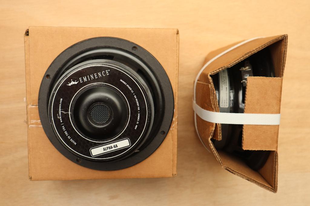 2 Haut parleurs Eminence Alpha 6A 60 eur., Ophalen of Verzenden, Nieuw