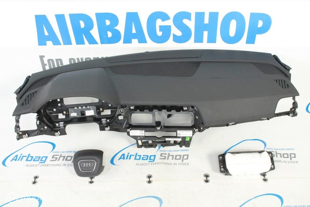 Airbag set - Dashboard 4 spaak zwart Audi Q5 (2018-heden), Gebruikt, Ophalen of Verzenden