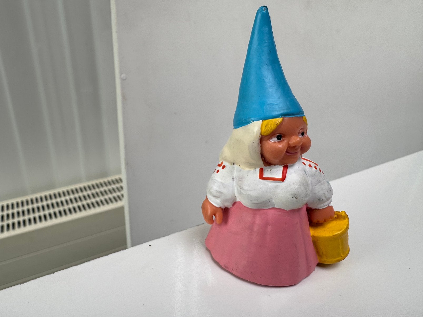 David de kabouter poppetje Lisa met roze jurk, Enlèvement, Utilisé