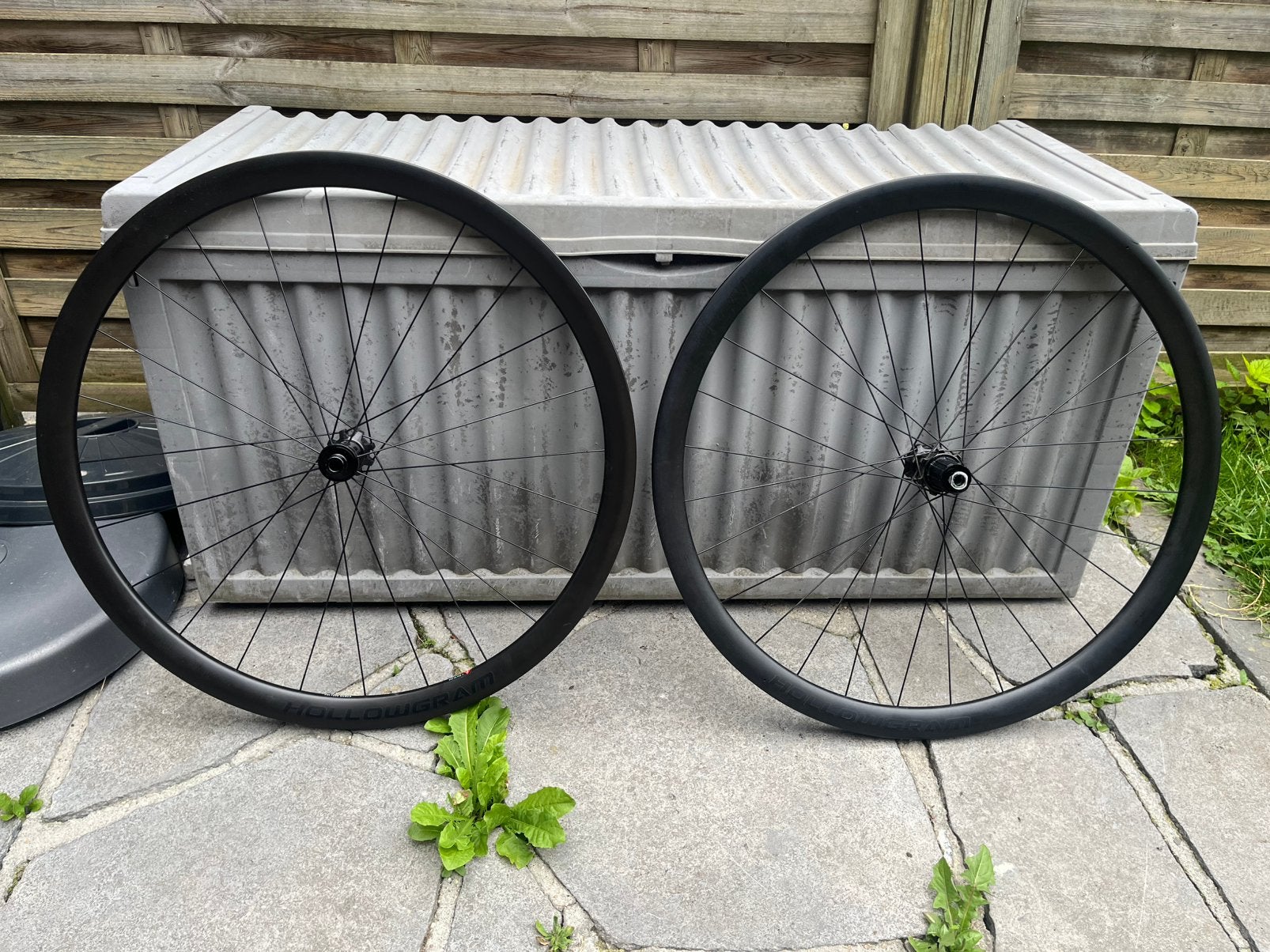 Roues HollowGram R35 à disque, Vélos & Vélomoteurs, Vélos Pièces, Enlèvement, Utilisé, Carbone, Racefiets