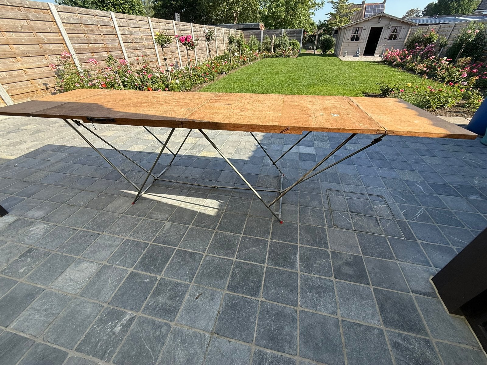 Behang tafel, Ophalen, Gebruikt