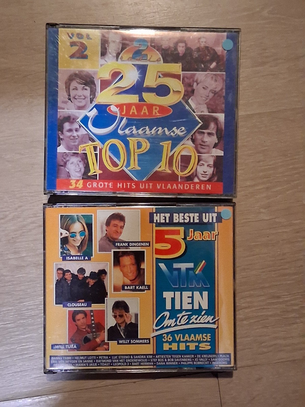 2 verzamel-cd's uit de 90´s met de beste Vlaamse muziek, Enlèvement ou Envoi, Comme neuf, Compilation, Pop