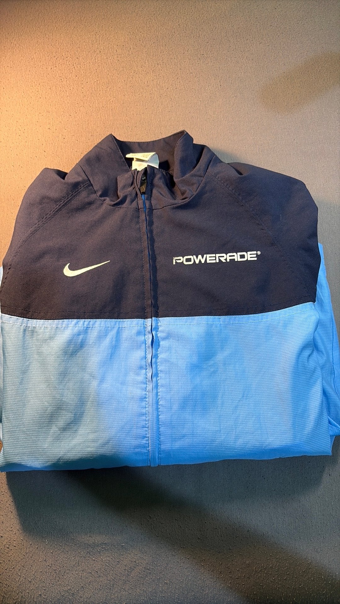 Blauwe vintage nike jas, Ophalen of Verzenden, Zo goed als nieuw, Jongen, Jas