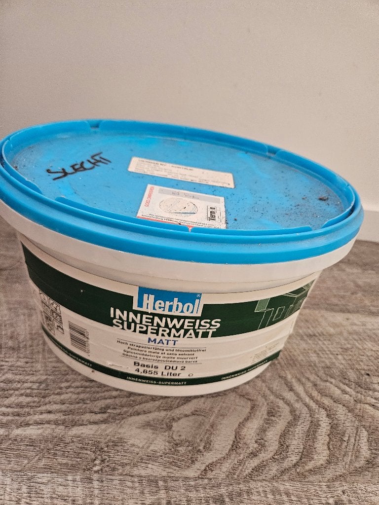 Herbol Classic Supercolor Matt – RAL 9010 – 5L, Doe-het-zelf en Bouw, Verf, Beits en Lak, Wit, Ophalen of Verzenden, Minder dan 5 liter