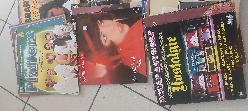 Collection de 210 disques vinyle, Autres formats, Autres genres, Enlèvement, Utilisé