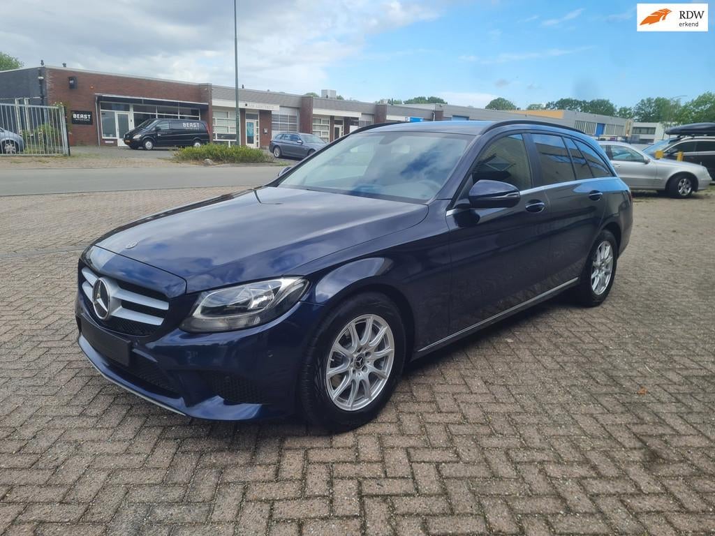 Mercedes-Benz C-klasse 200 d, Bj 2019 Stationwagon Belgisch, Stof, Gebruikt, Zwart, 4 cilinders