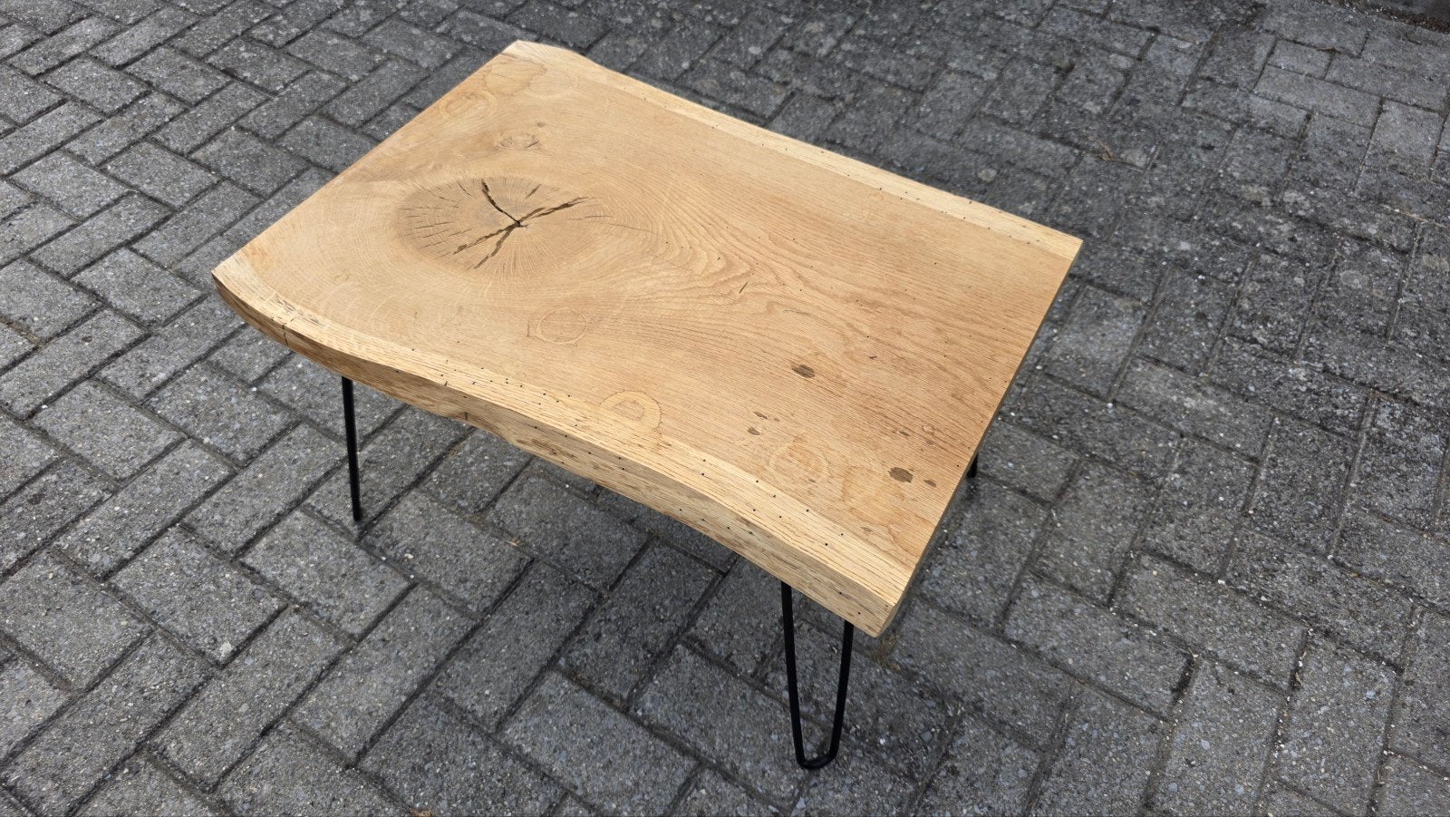 Salontafel Hout (Handgemaakt), Ophalen, Gebruikt, 50 tot 100 cm, 50 tot 100 cm