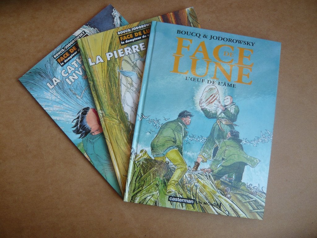 Bd FACE DE LUNE série complète (EO ttbe) de BOUCQ, Boeken, Stripverhalen, Zo goed als nieuw, Complete serie of reeks, Ophalen of Verzenden