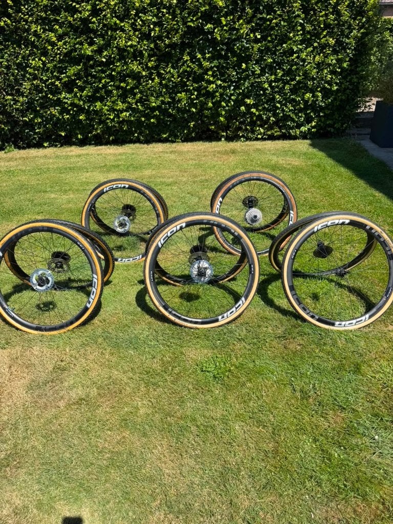 Disc wielsets carbon en alu cyclocross, Fietsen en Brommers, Fietsonderdelen, Ophalen, Carbon