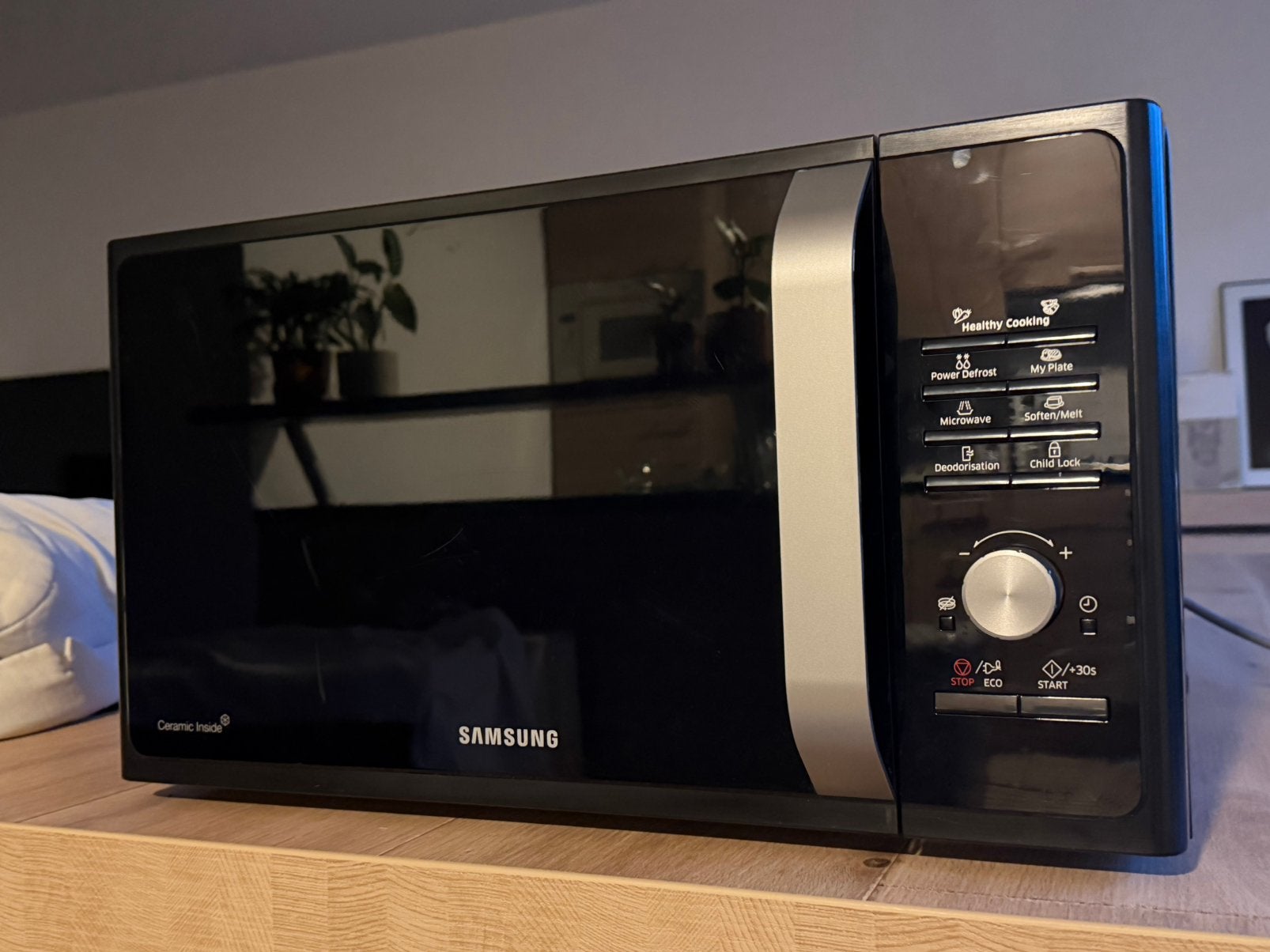Samsung microgolf, Electroménager, Enlèvement ou Envoi, Utilisé, Autoportant, Micro-ondes