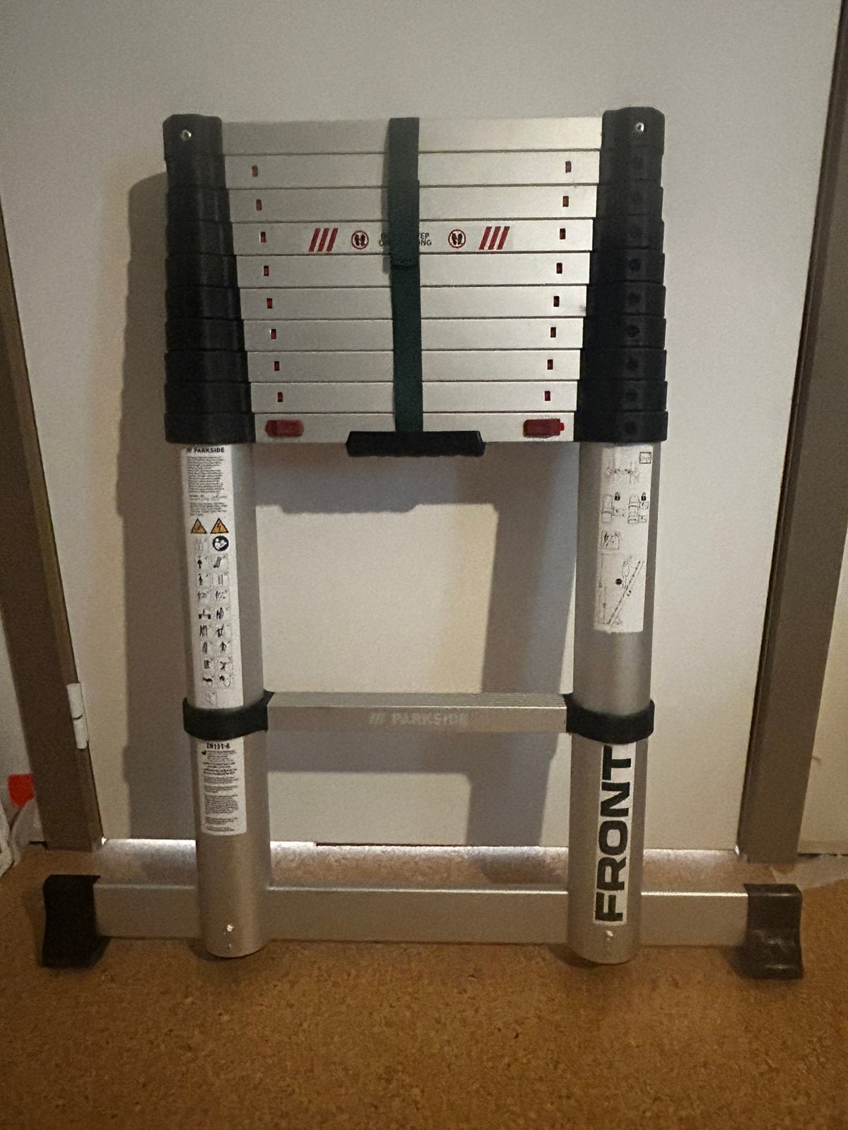 PARKSIDE aluminium telescopische ladder–3,20m–11treden–NIEUW, Ophalen, Zo goed als nieuw, Ladder, Opvouwbaar of Inschuifbaar