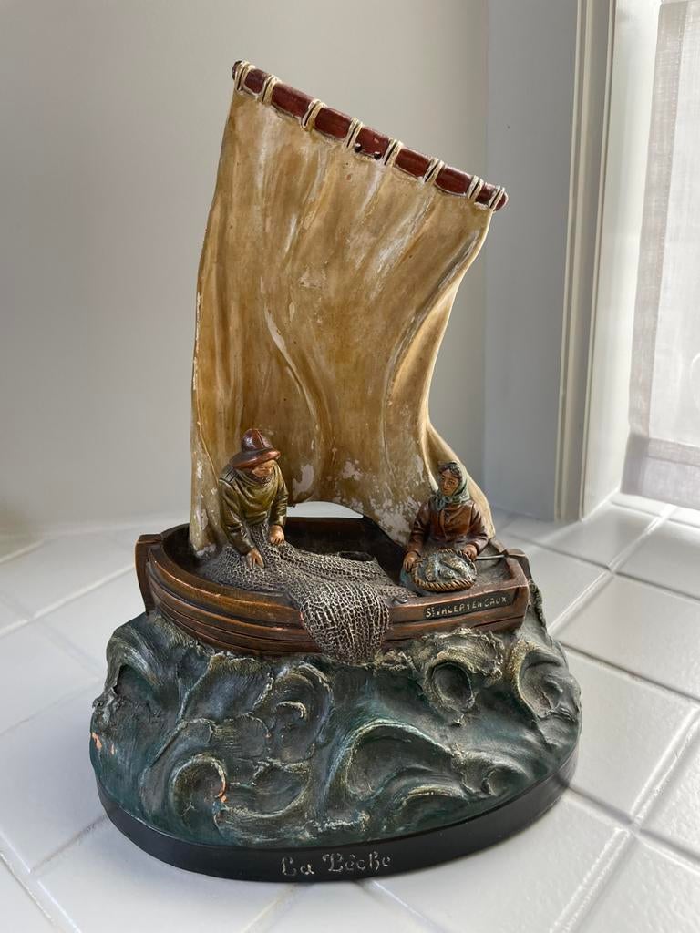 Beeld La Pêche, Antiek en Kunst, Antiek | Vazen, Verzenden
