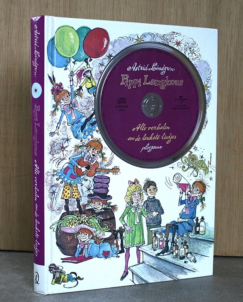 Pippi Langkous: alle kleurige avonturen + CD 21 liedjes., Gelezen, Astrid Lindgren, Ophalen of Verzenden, Fictie