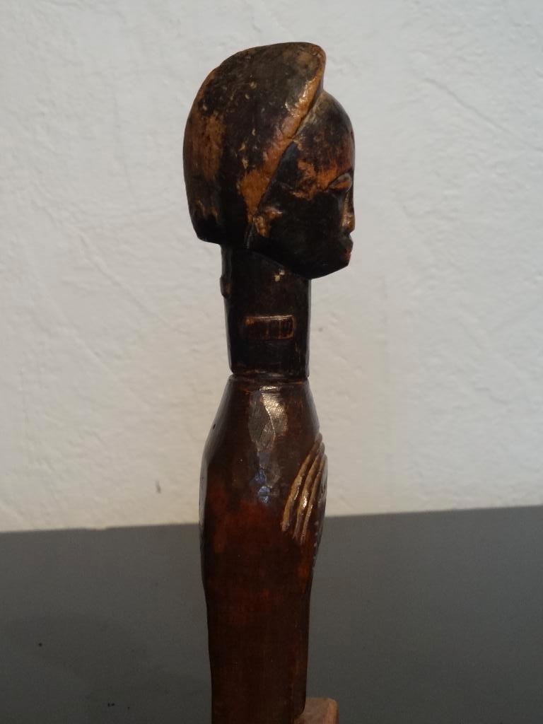 porte-poulie, lisière, Baule, baoule, H 18 cm, Antiquités & Art, Envoi