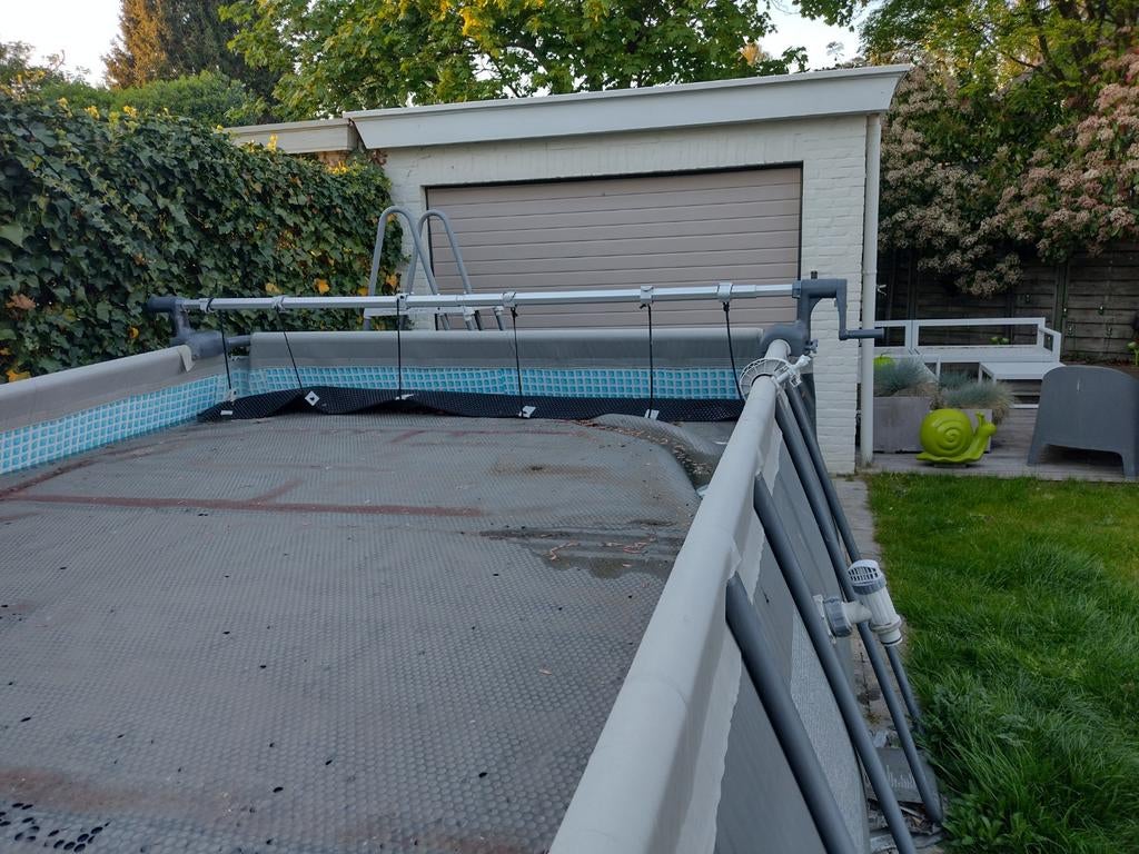 Oprolsysteem voor zwembadzeil voor Intex zwembad, Ophalen
