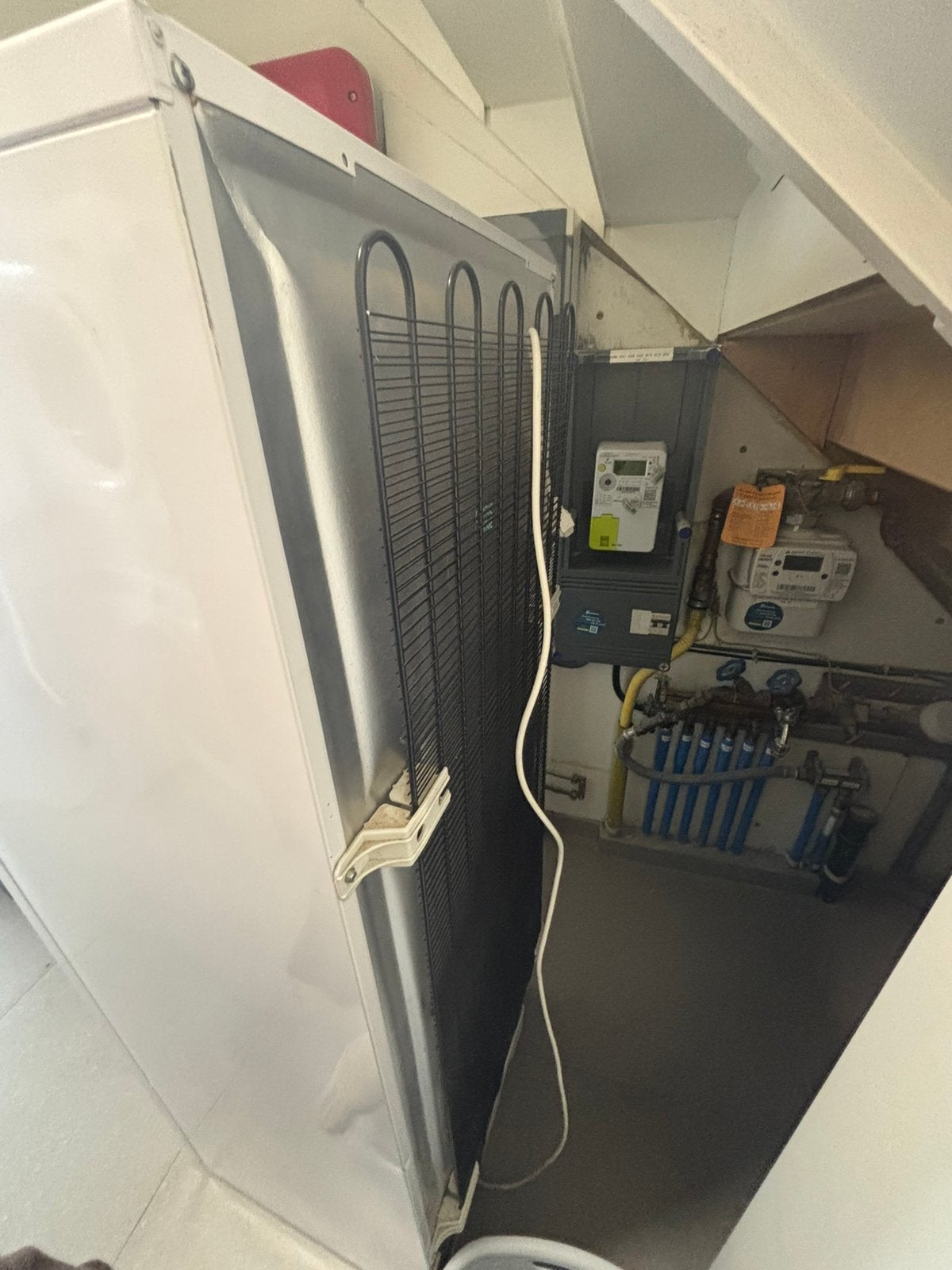 Ijskast met diepvriesvak, Elektronische apparatuur, Koelkasten en IJskasten, Ophalen, Gebruikt, Met vriesvak